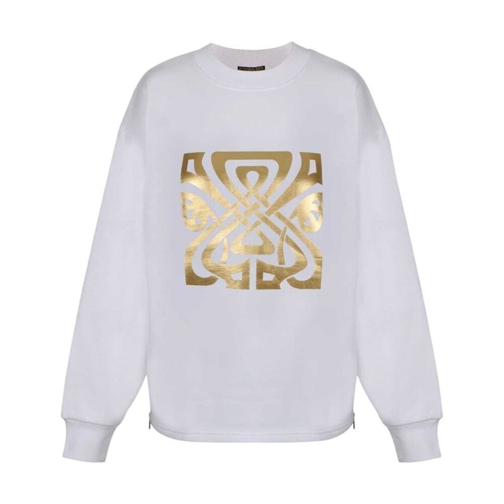 Biba Womens/Ladies Big Logo Sweatshirt / Cream